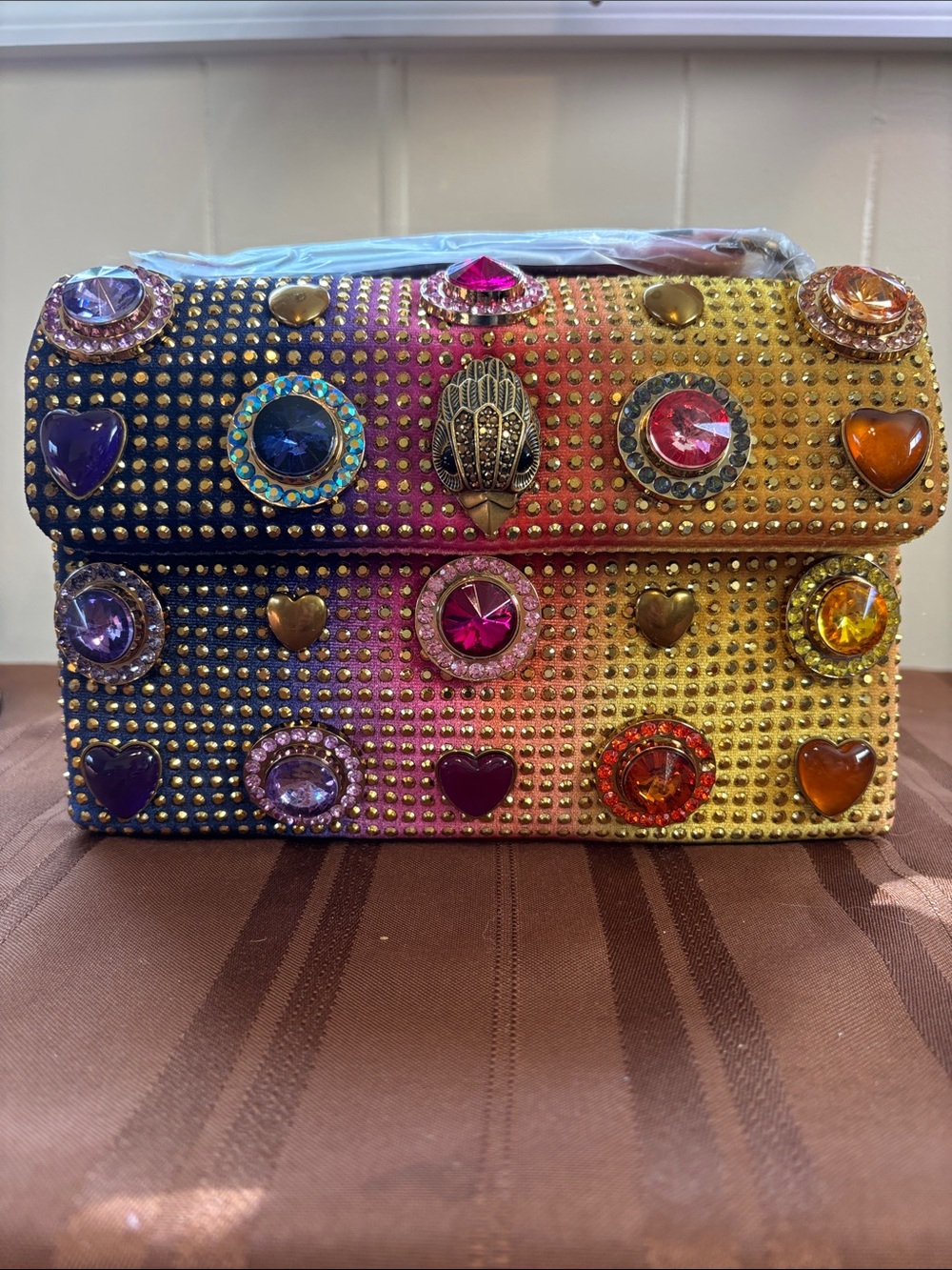NWT Kurt Geiger London Medium Kensington Gem Bag - Sold Out - Factory Sealed!!